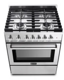 Verona  30 inch Freestanding Gas Range with 4 Sealed Burners, 3.6 cu. ft. Oven Capacity and Convection Oven