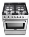 Verona  30 inch Freestanding Gas Range with 4 Sealed Burners, 3.6 cu. ft. Oven Capacity and Convection Oven