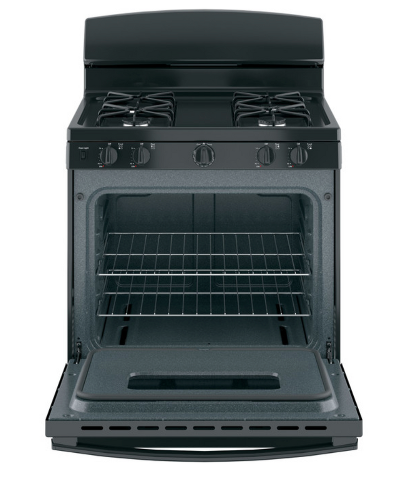 GE® 30" Free-Standing Front Control Gas Range