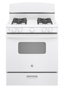 GE® 30" Free-Standing Front Control Gas Range