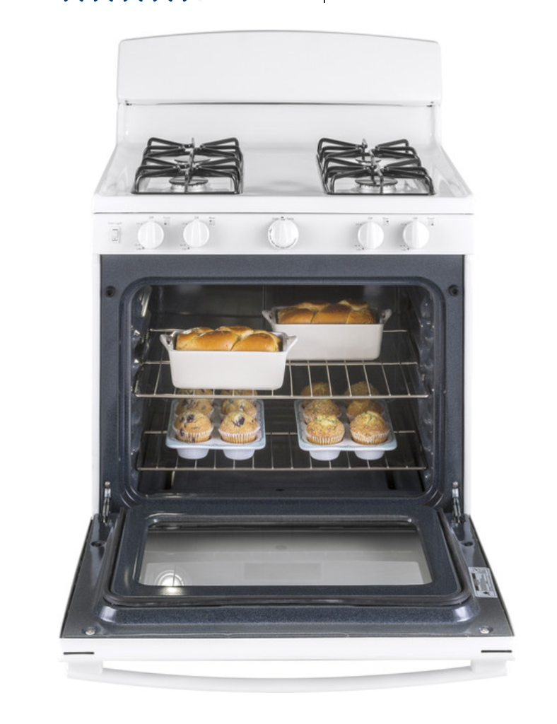 GE® 30" Free-Standing Gas Range