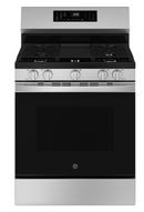 GE® 30" Free-Standing Gas Convection Range with No Preheat Air Fry and EasyWash™ Oven Tray