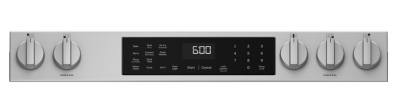 GE® 30" Slide-In Front-Control Convection Gas Range with No Preheat Air Fry and EasyWash™ Oven Tray