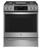 GE Profile™ 30" Smart Slide-In Front-Control Gas Range with No Preheat Air Fry  Model