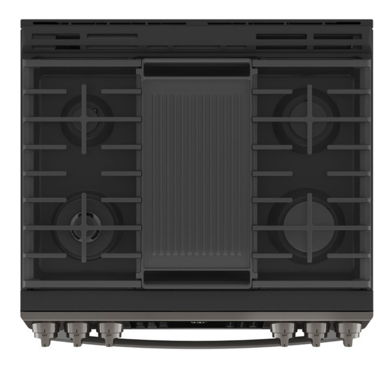 GE Profile™ 30" Smart Slide-In Front-Control Gas Range with No Preheat Air Fry  Model