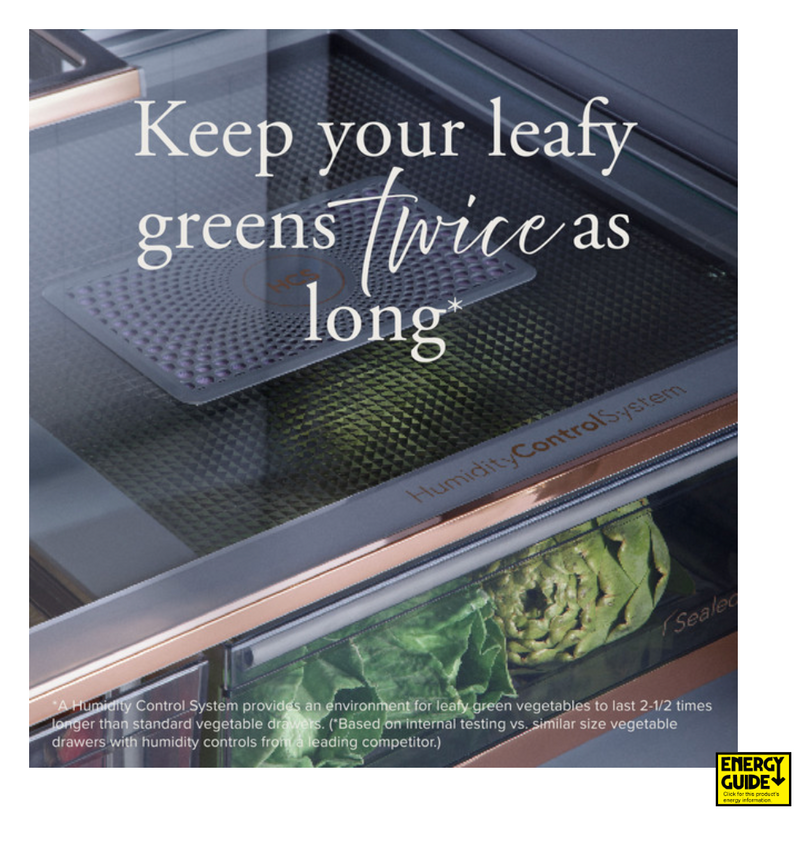 CAFÉ™ ENERGY STAR® 23.2 Cu. Ft. Smart Counter-Depth 4-Door French-Door Refrigerator With Dual-Dispense AutoFill Pitcher CJE23DP3WD1