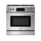 THOR Kitchen 36" Air Fry and Self-Clean Professional Propane Gas Range, TRG3601LP