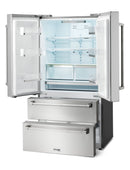 THOR Kitchen Professional 36 In. Counter Depth 22.5 cu. ft. Refrigerator Stainless Steel, TRF3602