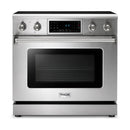 THOR Kitchen 36 Inch Air Fry and Self-Clean Professional Electric Range, TRE3601