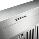 THOR Kitchen 48 In Professional Wall Mount Pyramid Range Hood, TRH48P