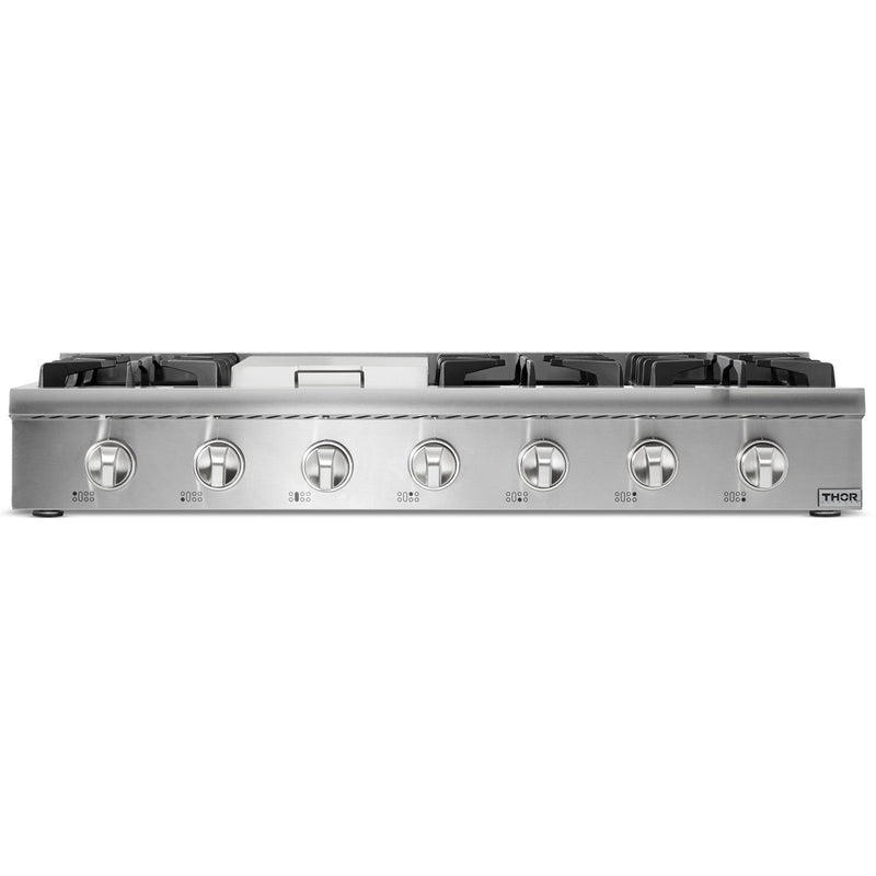 THOR Kitchen 48 inch Gas Professional Rangetop in Stainless Steel, HRT4806U