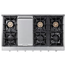 THOR Kitchen 48 inch Gas Professional Rangetop in Stainless Steel, HRT4806U
