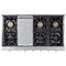 THOR Kitchen 48 inch Gas Professional Rangetop in Stainless Steel, HRT4806U