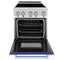 ZLINE 24 Inch 2.8 cu. ft. Induction Range with a 3 Element Stove and Electric Oven in Blue Matte, RAIND-BM-24