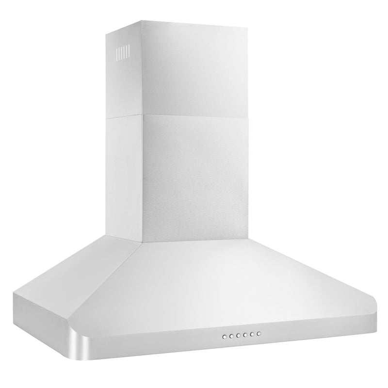 ZLINE 36 In. Alpine Series Ducted Wall Mount Range Hood in Stainless Steel, ALP100WL-36