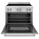 ZLINE 36 Inch 4.6 cu. ft. Induction Range with a 4 Element Stove and Electric Oven in DuraSnow® Stainless Steel, RAIND-SN-36