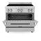 ZLINE 36 Inch 4.6 cu. ft. Induction Range with a 4 Element Stove and Electric Oven in DuraSnow® Stainless Steel, RAIND-SN-36