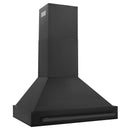 ZLINE 36 In. Black Stainless Steel Range Hood with Black Stainless Steel Handle, BS655-36-BS