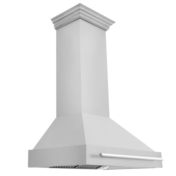 ZLINE 36 Inch Stainless Steel Range Hood with Stainless Steel Handle, 8654STX-36