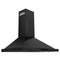 ZLINE 36 in. Convertible Vent Wall Mount Range Hood in Black Stainless Steel, BSKBN-36