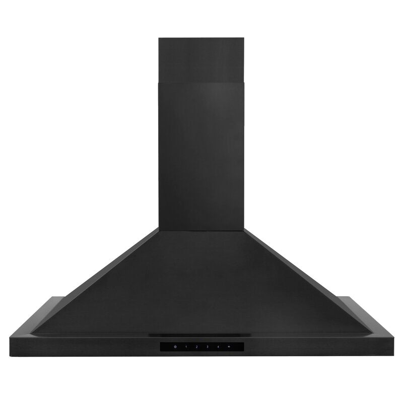 ZLINE 36 in. Convertible Vent Wall Mount Range Hood in Black Stainless Steel, BSKBN-36