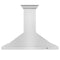 ZLINE 36 in. Convertible Vent Wall Mount Range Hood in Stainless Steel with Crown Molding, KBCRN-36