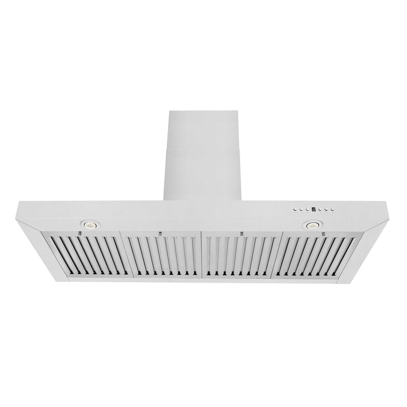 ZLINE 48 in. Convertible Vent Wall Mount Range Hood in Stainless Steel, KE-48