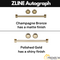 ZLINE 24" Autograph 154 Can Beverage Fridge in Stainless Steel with Gold Accents - Monument Series, RBVZ-US-24-G