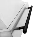 ZLINE Autograph 48 Inch DuraSnow® Stainless Steel Range Hood with DuraSnow® Shell and Matte Black Handle, 8654SNZ-48-MB