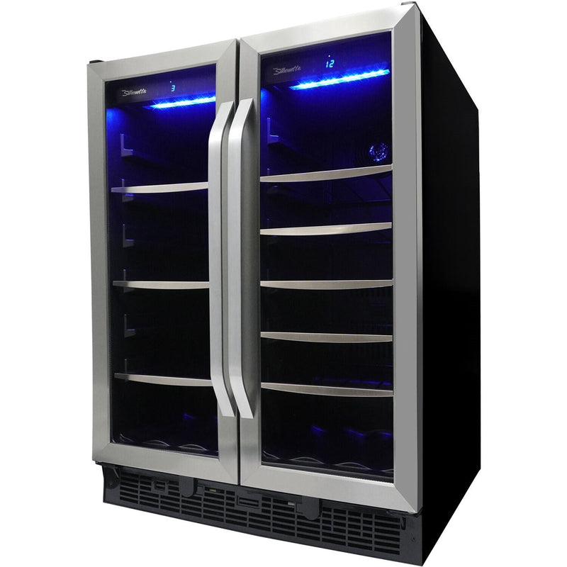 Danby Silhouette 24 in., 27 Bottle & 60 Can Bottle Capacity, Beverage Center, SBC051D1BSS