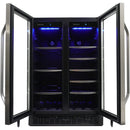 Danby Silhouette 24 in., 27 Bottle & 60 Can Bottle Capacity, Beverage Center, SBC051D1BSS