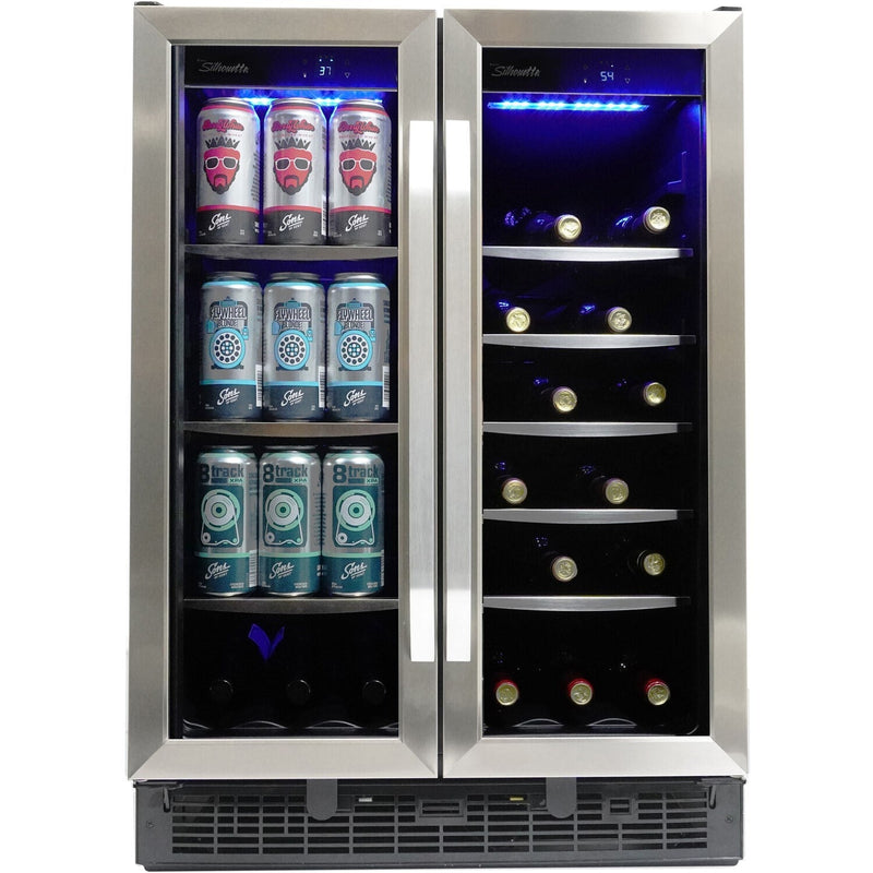 Danby Silhouette 24 in., 27 Bottle & 60 Can Bottle Capacity, Beverage Center, SBC051D1BSS