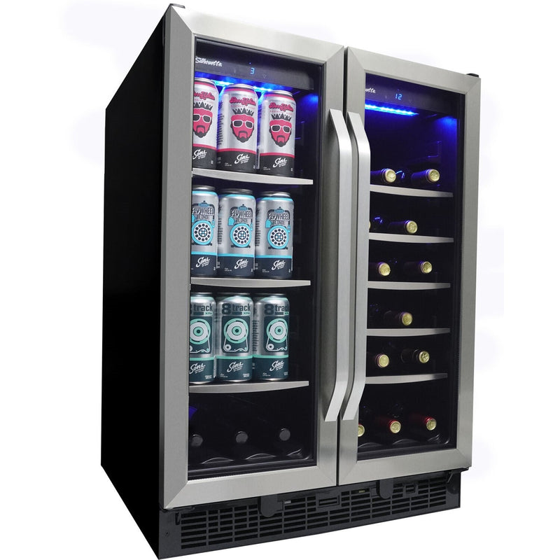 Danby Silhouette 24 in., 27 Bottle & 60 Can Bottle Capacity, Beverage Center, SBC051D1BSS
