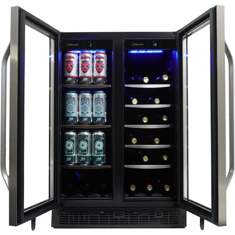 Danby Silhouette 24 in., 27 Bottle & 60 Can Bottle Capacity, Beverage Center, SBC051D1BSS