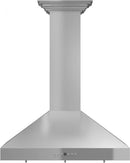 ZLINE 48 in. Convertible Vent Wall Mount Range Hood in Stainless Steel with Crown Molding, KL3CRN-48