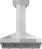 ZLINE 30 in. Convertible Vent Wall Mount Range Hood in Stainless Steel with Crown Molding, KL3CRN-30