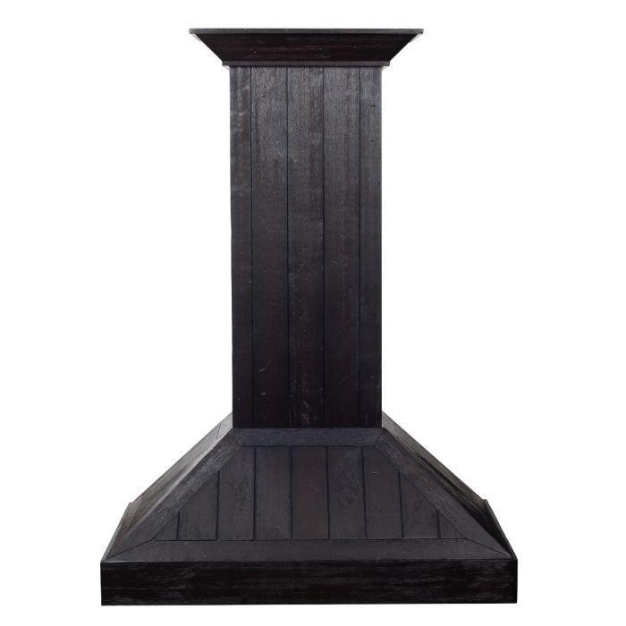 ZLINE 30 in.Wooden Wall Range Hood, Rustic Dark, KPDD-30