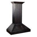 ZLINE 30 in.Wooden Wall Range Hood, Rustic Dark, KPDD-30