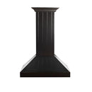 ZLINE 36 in. Wooden Wall Range Hood in Black, KPCC-36