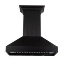 ZLINE 30 in. Wooden Wall Range Hood in Black, KPCC-30