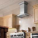 ZLINE 36 in. Convertible Vent Wall Mount Range Hood in Stainless Steel & Glass, KN-36