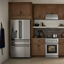 THOR Kitchen 36 In. Counter Depth Refrigerator in Stainless Steel with Water Dispenser, Ice Maker, TRF3601FD