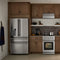 THOR Kitchen 36 In. Counter Depth Refrigerator in Stainless Steel with Water Dispenser, Ice Maker, TRF3601FD