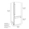 ZLINE 30" Autograph 16.1 cu. ft. Built-in Refrigerator with Internal Water and Ice Dispenser in Black Stainless Steel with Gold Accents, RBIVZ-BS-30-G