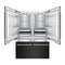 ZLINE 60" Autograph Built-in Refrigerator with Internal Water & Ice Dispenser in Black Stainless with Bronze Accents