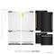 ZLINE 60" Autograph Built-in Refrigerator with Internal Water & Ice Dispenser in Black Stainless with Bronze Accents