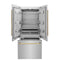 ZLINE 36" Autograph Built-In Refrigerator with Internal Water & Ice Dispenser, Fingerprint Resistant with Gold Accents