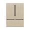 ZLINE 60 In. 32.2 cu. Ft. Panel Ready Built-In 4-Door French Door Refrigerator with Matte Black Handles, RBIV-60-MB