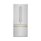 ZLINE Autograph 36 In. 19.6 cu. ft. Built-In Refrigerator with Water and Ice Dispenser with Gold Accents, RBIVZ-304-36-G