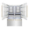 ZLINE Autograph 60" Built-In Refrigerator with Internal Water and Ice Dispenser in Stainless Steel and Gold Accents